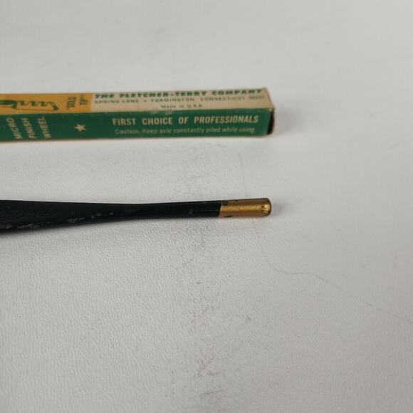 Vintage Fletcher Glass Cutter Gold Tip With Micro Finish Wheel No. 01 - Picture 3 of 6